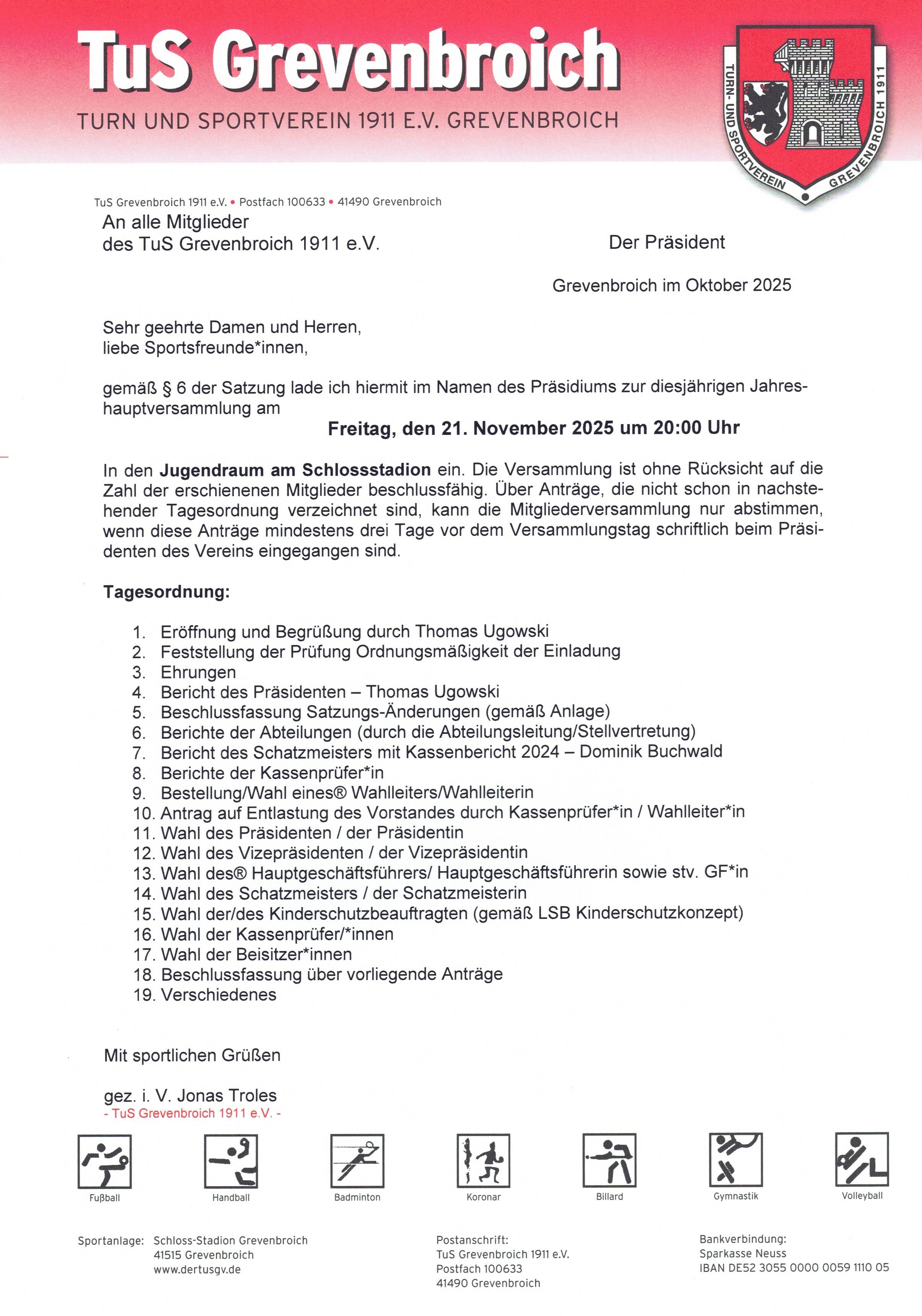 Einladung2025 JHV TuS Prasidium