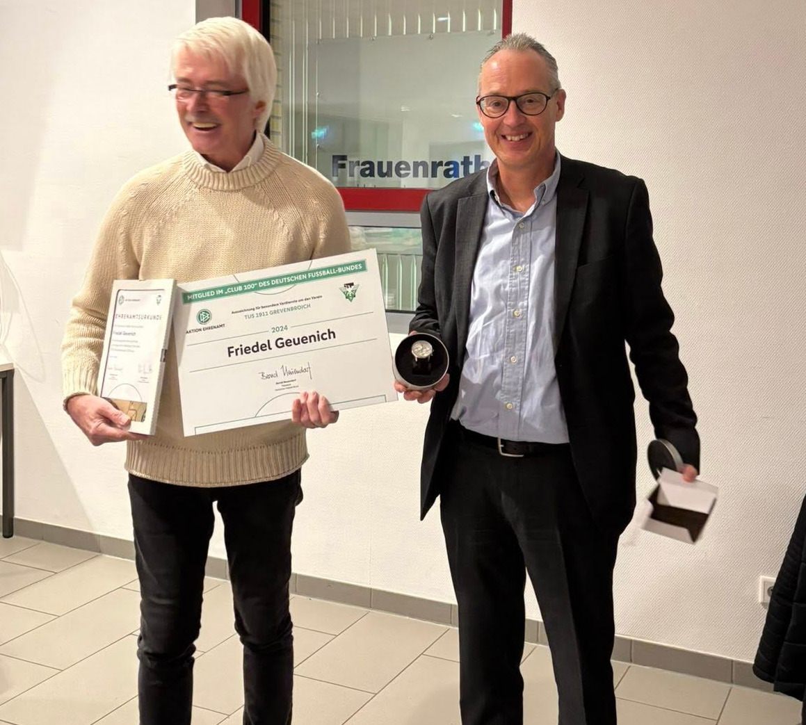 Ehrenamtsurkunde Friedel