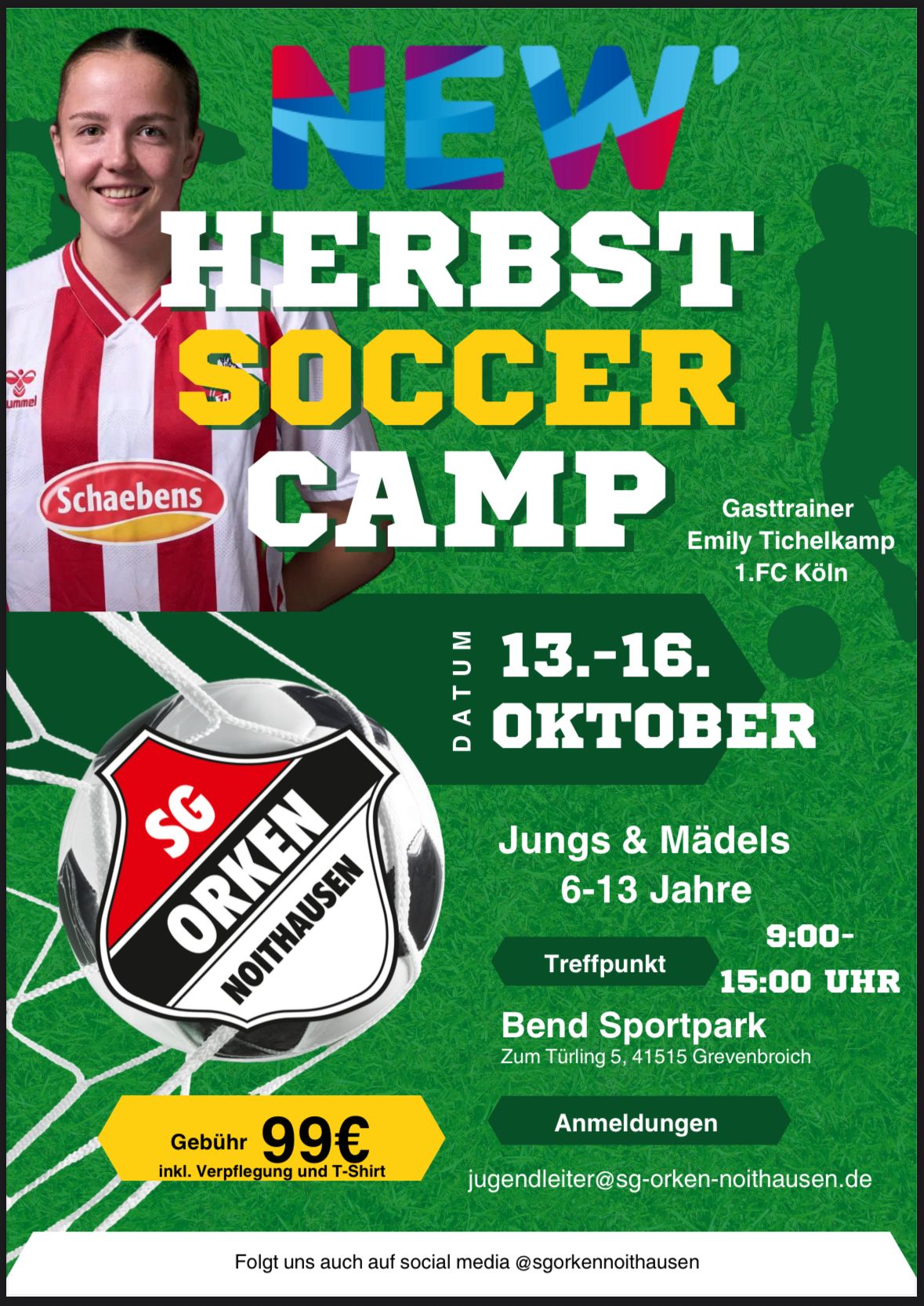 Herbst Soccer Camp Orken